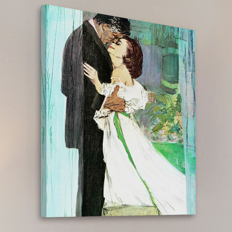 «Vintage Fashion An Echo of Love», reproduction sur toile tendue, H 31 po x l 24 po x P 1,5 po