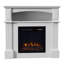 Belfry Heating 80.5 cm W White Electric Fireplace with 5120 BTU