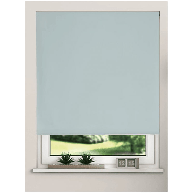 Blackout Roller Blind, Blue, 75cm W x 165cm L