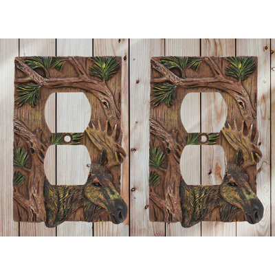 Décoration murale moderne orignal de forêt elk