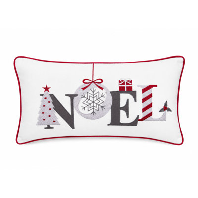 Embroidered Throw Pillow