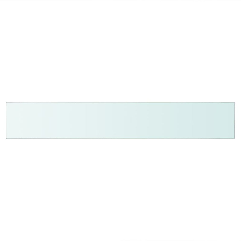 Zaynab 2 -Piece Glass Floating Shelf, 0.8cm H x 80cm W x 12cm D