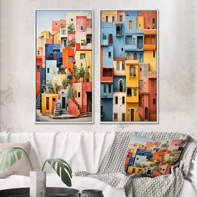 «Colorful Mexico Colorful Casas This», «Colorful Mexico Colorful Casas This», 2 pièces