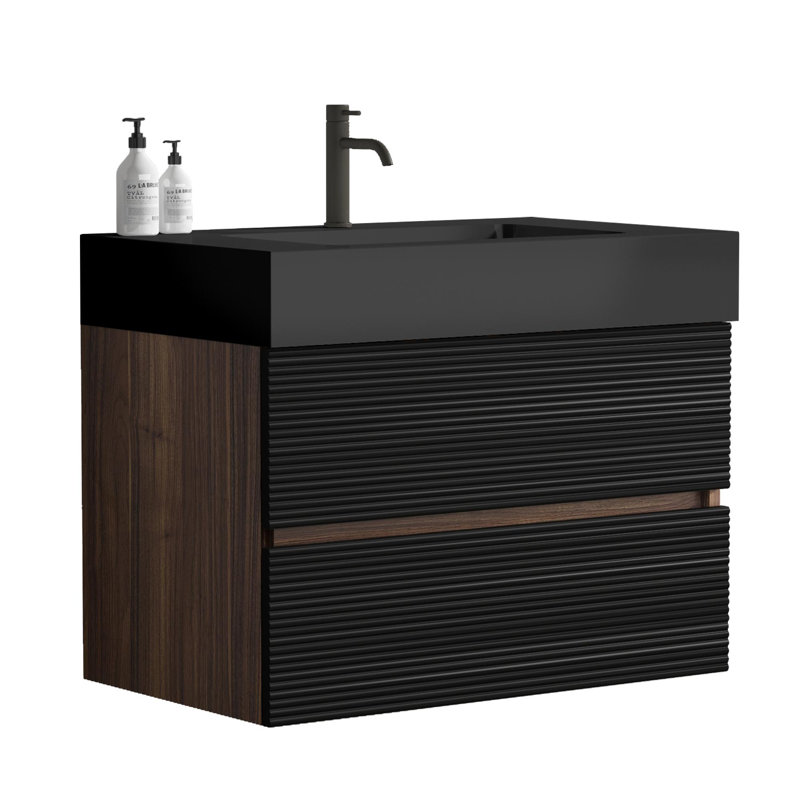 Meuble-lavabo de comptoir en quartz