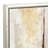 Canvas Abstract Brown Framed Wall Art with Silver Frame