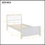 Lit plateforme en bois-420732274