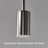 Tais 5 - Light Black LED Kitchen Island Pendant-840683311