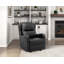 Fauteuil inclinable et oscillant en similicuir-1609015949