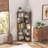6-Tier Corner Bookcase – Space-Saving L-Shaped Shelf with Anti-Tip Safety-985441513