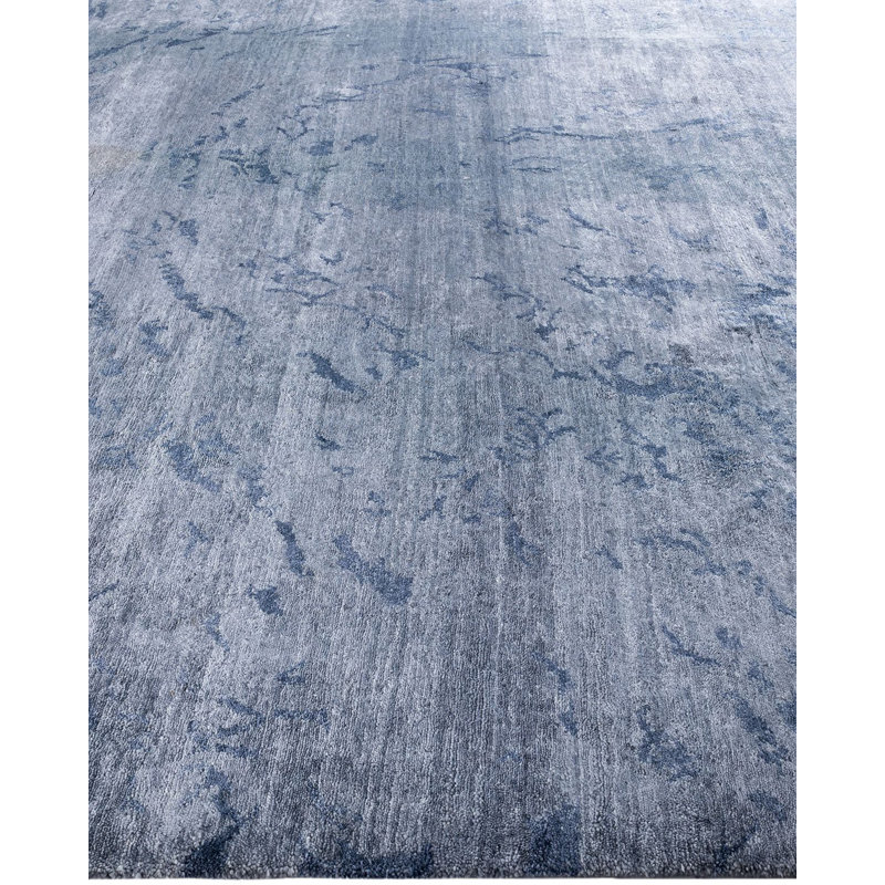 Overdyed One-of-a-Kind 9' 1" X 12' 3" Hand Knotted Area Rug