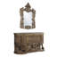 Miroir Constantine brun et doré (miroir seulement)