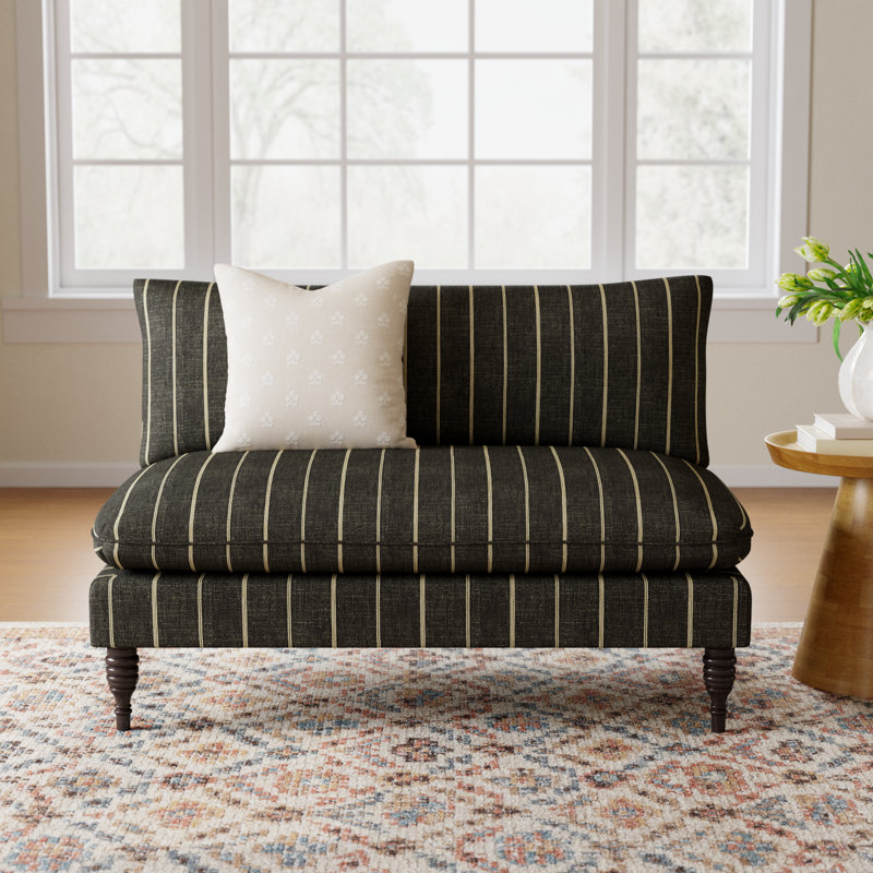Cecelia 47'' Upholstered Loveseat, Robina Floral Ochre