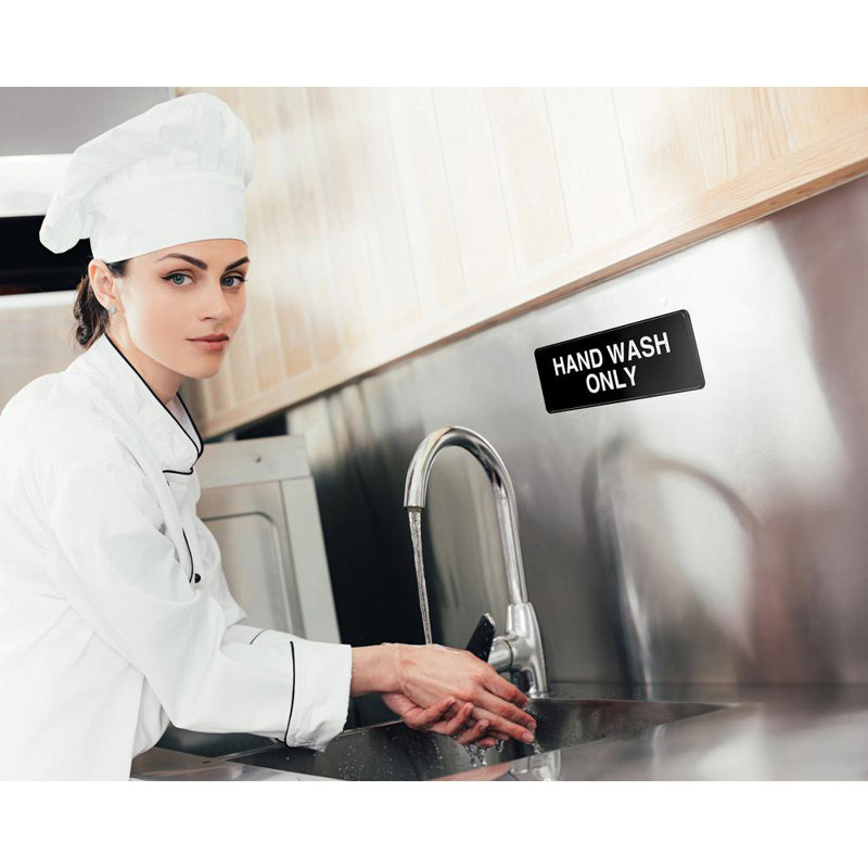 Hand Wash Only Sign