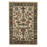 One-of-a-Kind Rectangle 4' X 6' Hand Knotted Area Rug