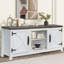 58" Tv Stand For Tvs Up To 65 Inch, Media Entertainment Center With Storage Cabinets, White Modern Tv Cabinet For Living Room-730995311-737041049