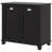 Dual Tilt Out Laundry Hamper Cabinet, Bathroom Storage Cabinet With 2-Compartment Hamper, Modern  Floor Cabinet For Washroom-1885731338