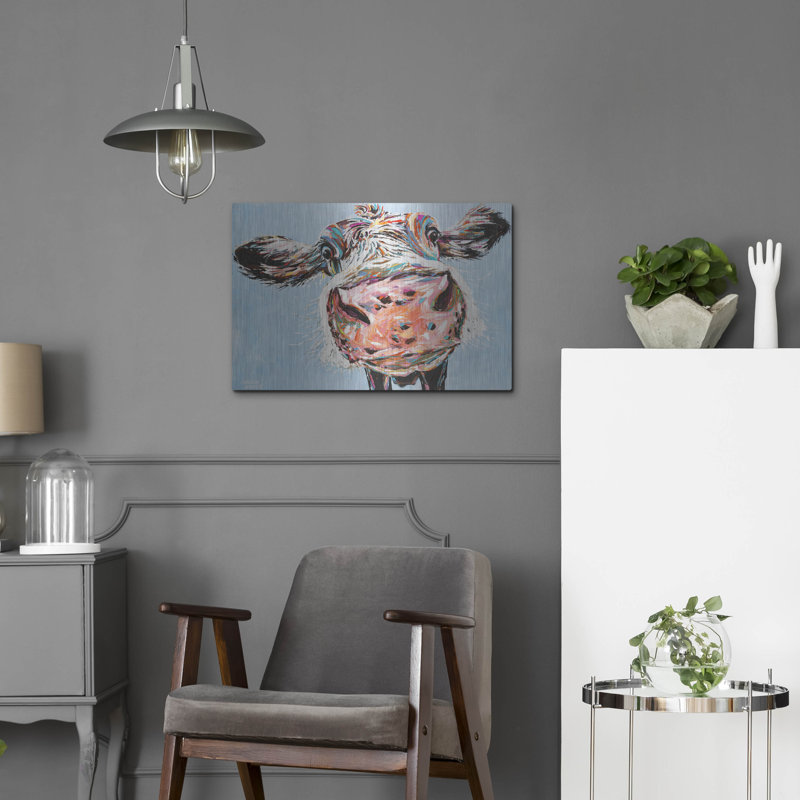 «Cow Cow 1» par Carolee Vitaletti, H 16 po x l 24 po