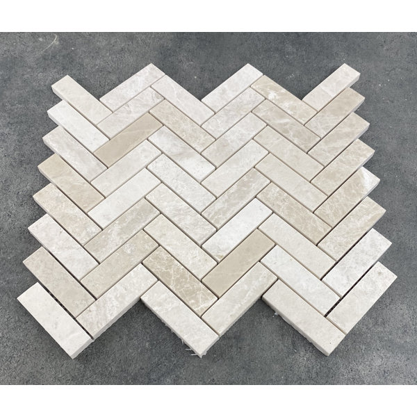 1" x 3" Marble Mosaic Wall & Floor Tile