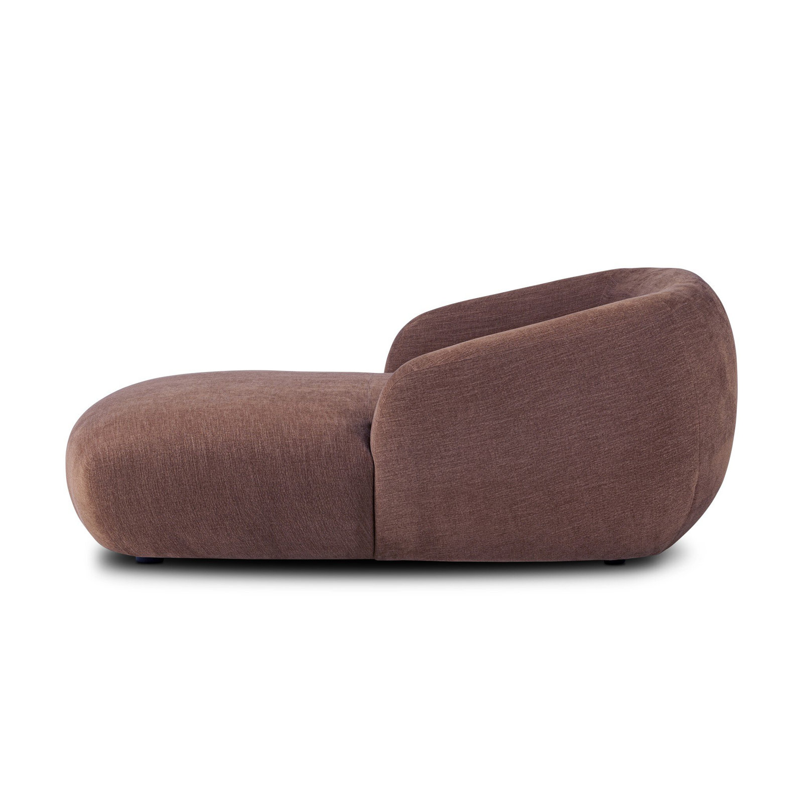 Upholstered Chaise Lounge, Laughlin Plum 97% Polyester/3% Flax-Linen