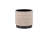 Elegant Cream 16" Round Storage Ottoman with Hidden Compartment