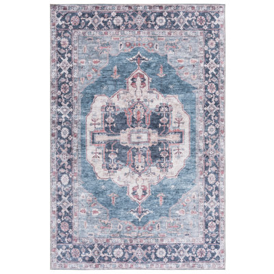 Vintage Heriz Performance Machine Washable Oriental Rug