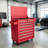 7-Drawer Tool Cabinet With Pegboard Back Panel
