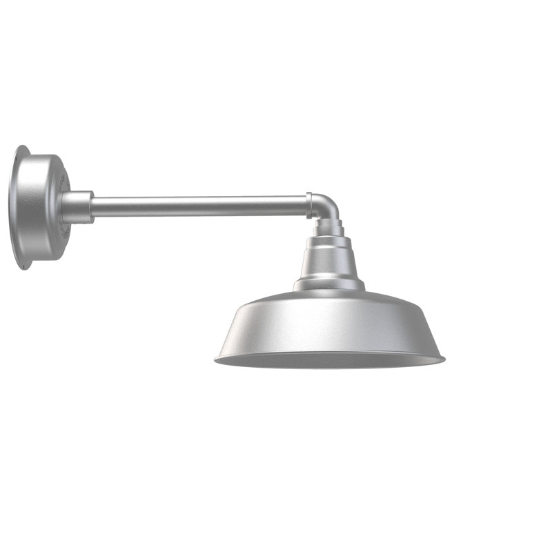 Vandervliet LED Wall Light, Green, 9.625" H x 18.5" W x 12.25" D