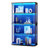 Display Cabinet With Glass Door, 4-tier Curio Cabinet With 3 Color Lights For Collectibles, Glass Display Case With Transparent Full-display Surface, Human Body Sensor, Black-1090420268