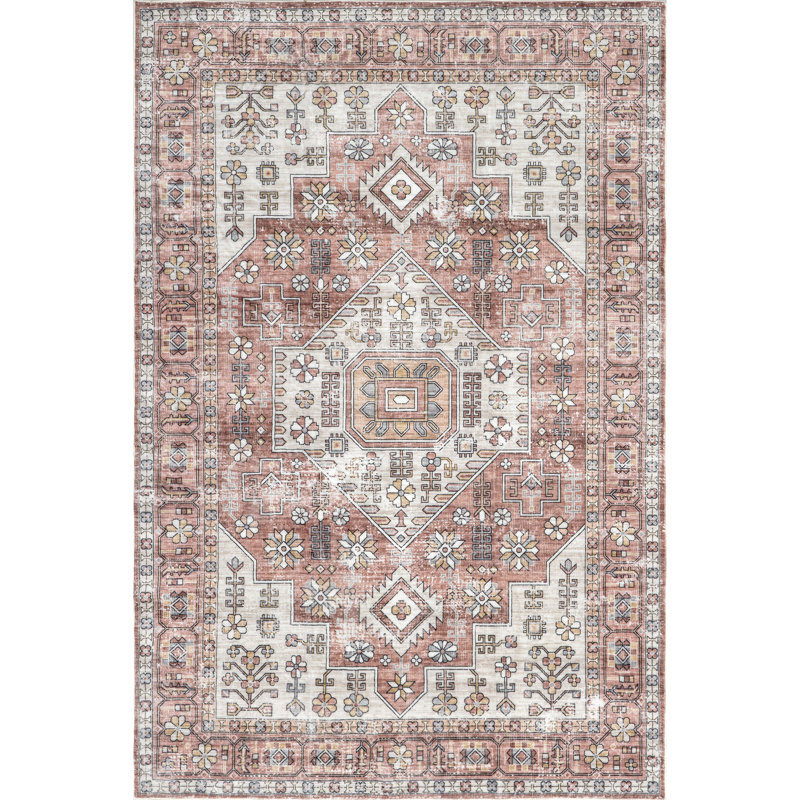 Tapis lavable à la machine Evon SpinClean, Rectangle 4 pi x 6 pi