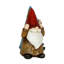 Statue de gnomes de jardin en bois Exhart See No, Hear No, Speak No Evil Wood Look, 8 pouces