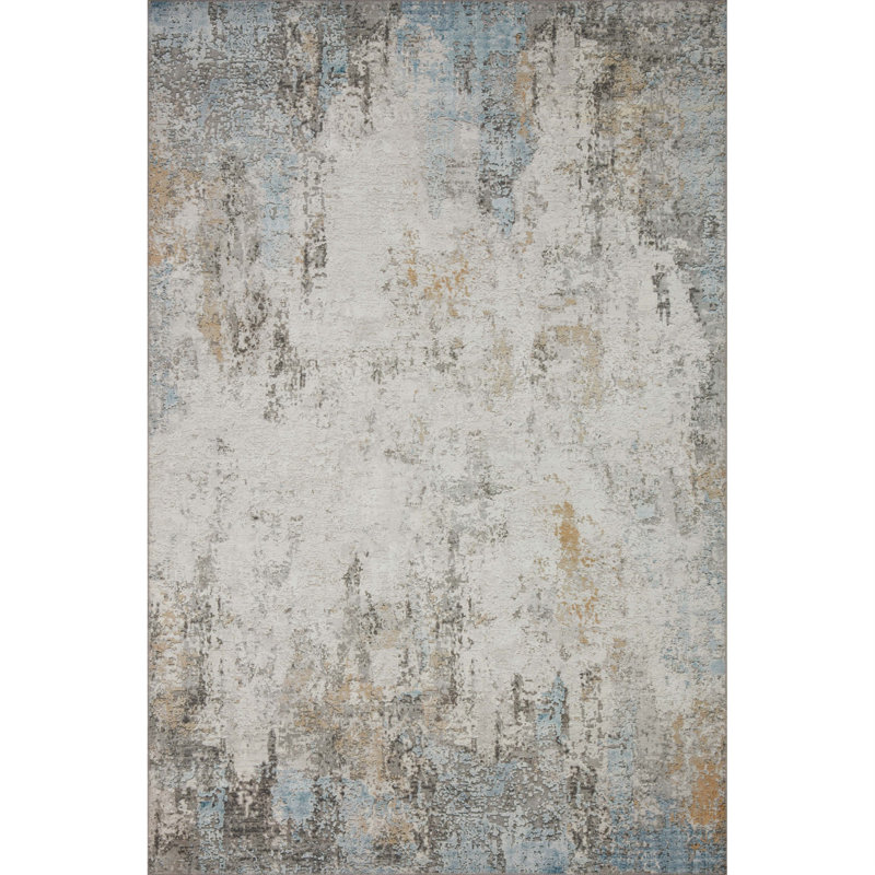 Abstract Indoor Rug, Square 1'6" x 1'6"