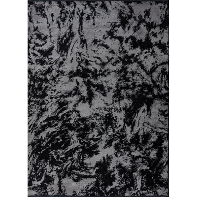 Rapture Black Gray Luxury Area Rug