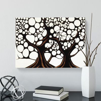 Dashing Trees - Wrapped Canvas