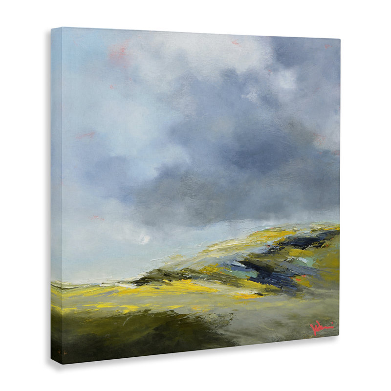 "Murky Clouds Landscape", art mural par Patrick Dennis, H 36 po x l 36 po