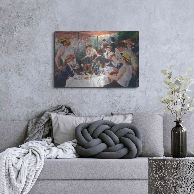«Luncheon Of The Boating Party» par MASTERS, H 24 po x l 36 po