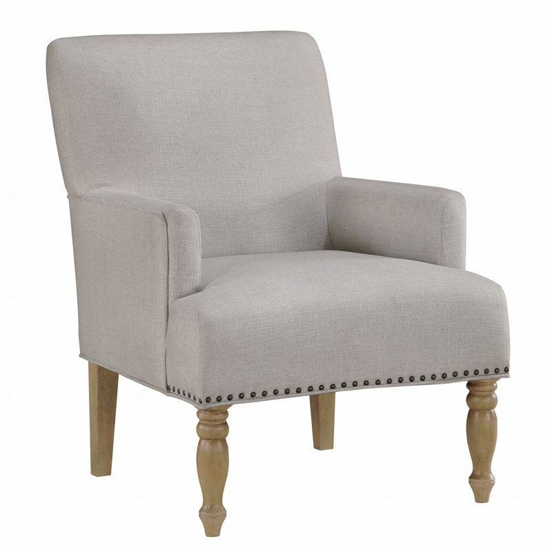 Fauteuil d'appoint avec accoudoirs - beige