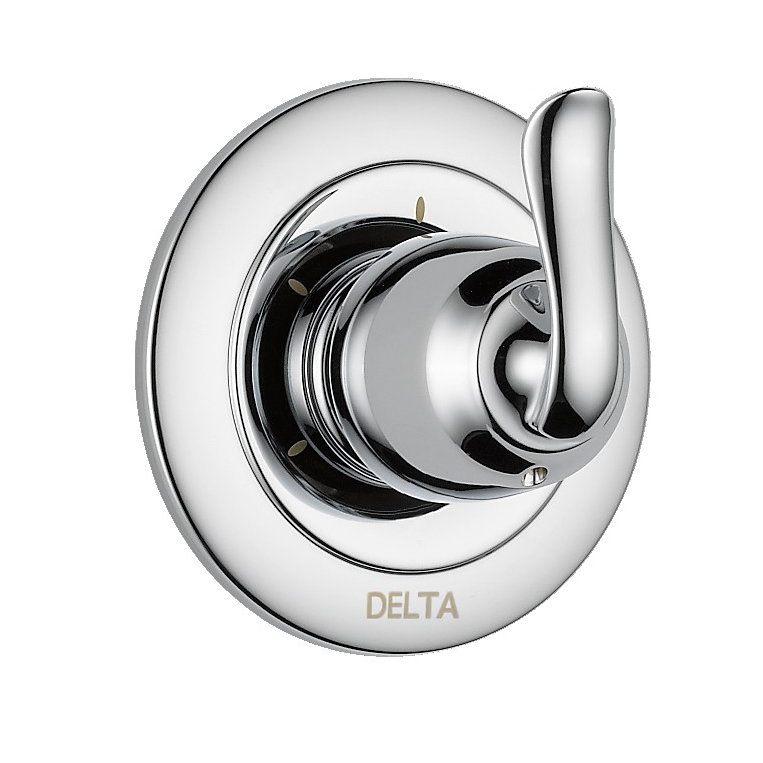 Linden Diverter Faucet Trim Only with Level Handles Delta