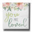 «Floral You Are Love» par Cindy Jacobs, art mural sur toile-2121768572