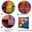 «Rainbow Cubic Wood Spectrum - Abstract Shapes», reproduction d'art sur toile-248241458-218099855