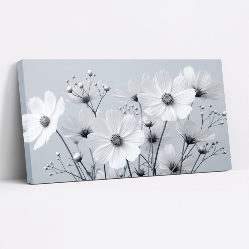 Ensemble de 1 tableau sur toile à motif floral, L 48 po x H 24 po, Wrapped Canvas