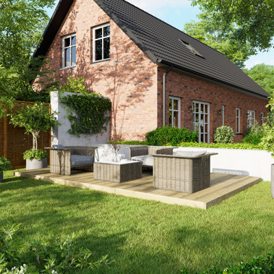 Powersheds Timber Pressure Treated Decking Kit - No Handrails