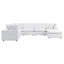 Canapé modulaire d'extérieur commode Sunbrella 7 pièces Commix par Modway-64320856