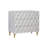 Malua 3-Drawer Console Cabinet, Metallic Silver & Champagne Finish