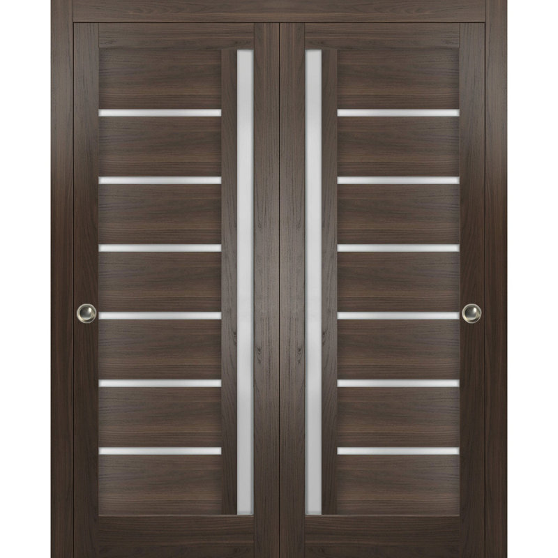 Portes coulissantes en bois givré Quadro, null