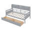 Lit de jour, support en lattes de bois, avec tablettes de chevet et deux tiroirs-2138379124-2138379126