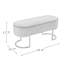  Banc rembourré en velours Annetta-70145933