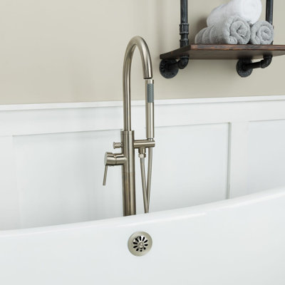 1 Handle Floor Clawfoot Tub Faucet