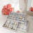 3 Stackable Jewellery Trays Organizer Set For Drawers, Jewellery Drawer Insert Divider Jewel Display Storage With Removable Dividers -Grey