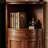 Modern Nut-brown Solid Wood Accent Cabinet