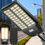 Éclairage extérieur solaire avec capteur de mouvement, projecteur DEL imperméable IP66 pour cour, éclairage crépuscule à l'aube, équivalent 9800W, couverture de 3300 mètres carrés, télécommande